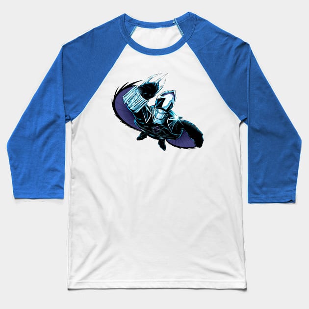 Dark Hawksbill Baseball T-Shirt by ThirteenthFloor